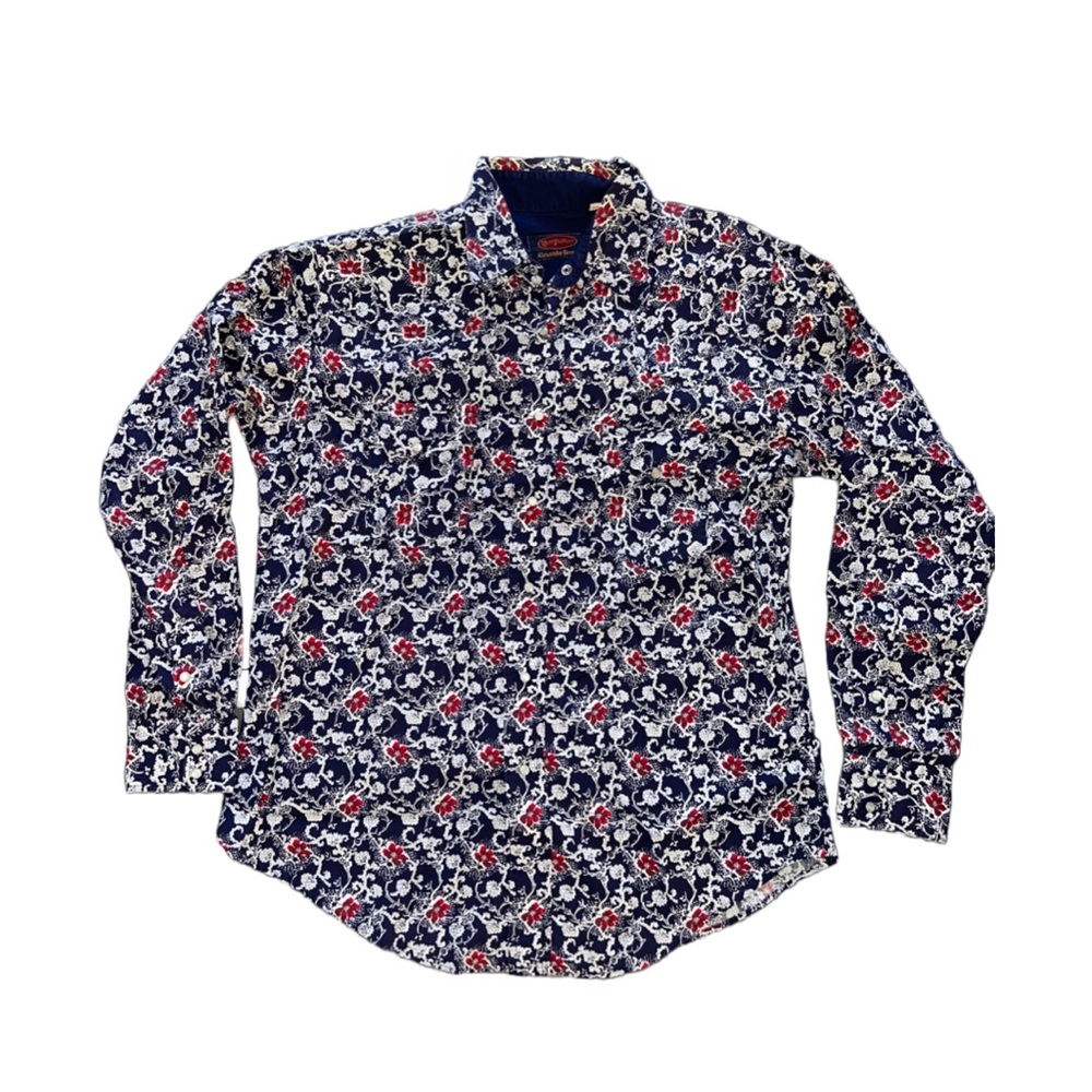 Bert Pulitzer Alexander Beegle buttondown shirt floral Cotton. Size L men’s